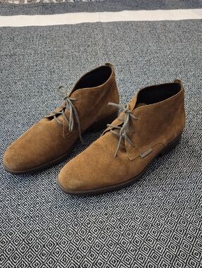 Mephisto Mens Claudio Brown Suede Ankle Boots Size 10